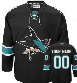 Muž San Jose Sharks Přizpůsobené Černá Alternativní Dres