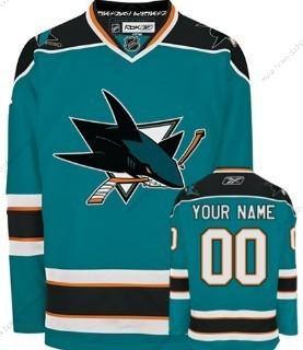 Muž San Jose Sharks Přizpůsobené Modrý Dres