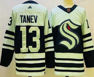 Muž Seattle Kraken #13 Brandon Tanev Zelená 2022 Obrácený Retro Autentické Dres