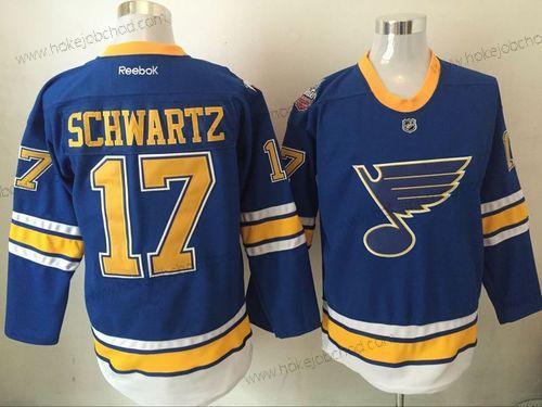 Muž St. Louis Blues 17 Jaden Schwartz Modrý 2017 Zimní Klasický Reebok Dres