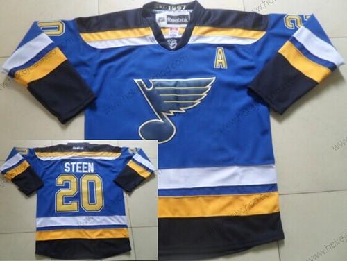 Muž St. Louis Blues #20 Alexander Steen 2014 Modrý Dres