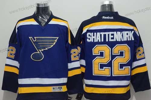 Muž St. Louis Blues #22 Kevin Shattenkirk 2014 Modrý Dres