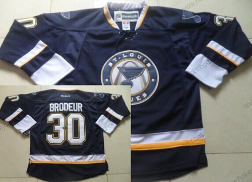 Muž St. Louis Blues #30 Martin Brodeur Námořnictvo Modrý Alternativní Dres