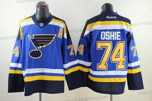 Muž St. Louis Blues #74 T. J. Oshie 2014 Modrý Dres