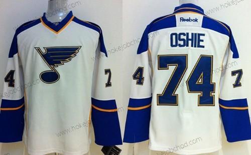 Muž St. Louis Blues #74 T. J. Oshie Bílý Dres