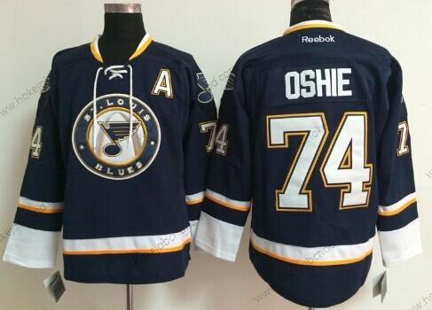 Muž St. Louis Blues #74 T. J. Oshie Námořnictvo Modrý Alternativní Dres