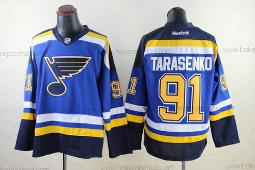 Muž St. Louis Blues #91 Vladimir Tarasenko 2014 Modrý Dres