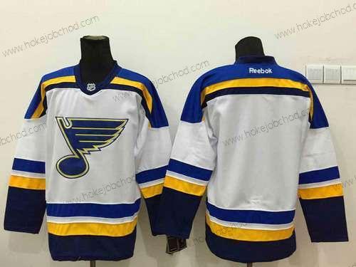 Muž St. Louis Blues Prázdný 2014 Bílý Dres