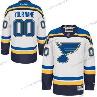 Muž St. Louis Blues Přizpůsobené Reebok Bílý Premier Venkovní Dres