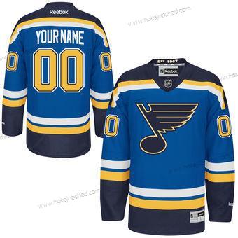 Muž St. Louis Blues Přizpůsobené Reebok Námořnictvo Modrý Premier Domácí Dres