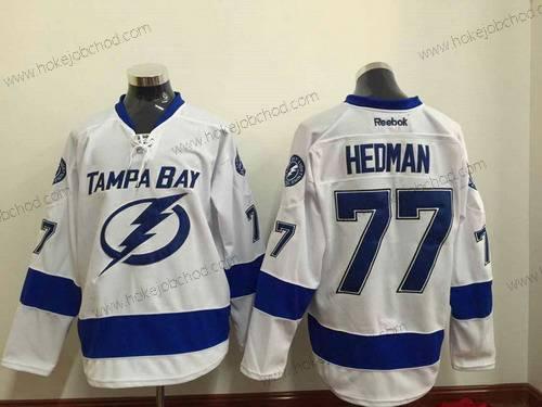 Muž Tampa Bay Lightning #77 Victor Hedman Bílý Dres