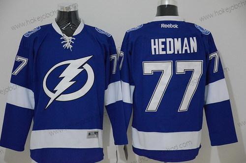 Muž Tampa Bay Lightning #77 Victor Hedman New Modrý Dres