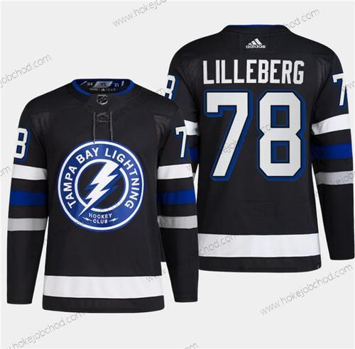 Muž Tampa Bay Lightning #78 Emil Martinsen Lilleberg Černá 2024 Stadium Series Sešitý Dres