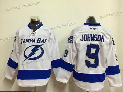 Muž Tampa Bay Lightning #9 Tyler Johnson Bílý Dres