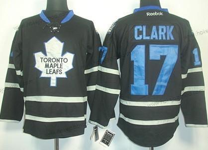 Muž Toronto Maple Leafs #17 Wendel Clark Černá Ice Dres