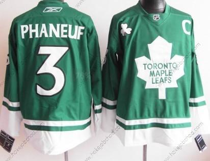 Muž Toronto Maple Leafs #3 Dion Phaneuf St. Patrick’S Day Zelená Dres