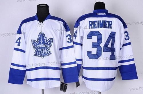 Muž Toronto Maple Leafs #34 James Reimer Bílý Alternativní Dres