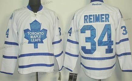 Muž Toronto Maple Leafs #34 James Reimer Bílý Dres