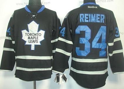 Muž Toronto Maple Leafs #34 James Reimer Černá Ice Dres