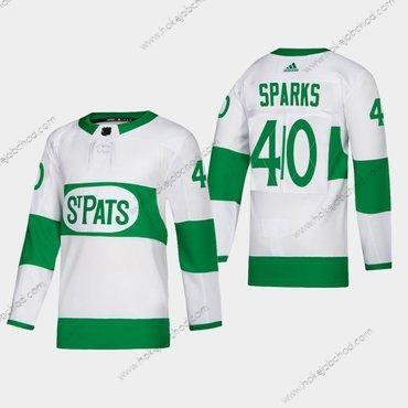 Muž Toronto Maple Leafs #40 Garret Sparks Toronto St. Pats Road Autentické Hráč Bílý Dres