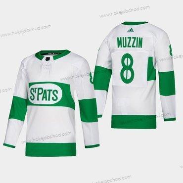 Muž Toronto Maple Leafs #8 Jake Muzzin Toronto St. Pats Road Autentické Hráč Bílý Dres