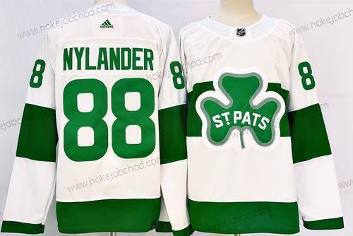 Muž Toronto Maple Leafs #88 William Nylander Bílý St Patricks Autentické Dres