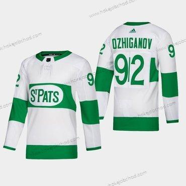 Muž Toronto Maple Leafs #92 Igor Ozhiganov St. Pats Road Autentické Hráč Bílý Dres