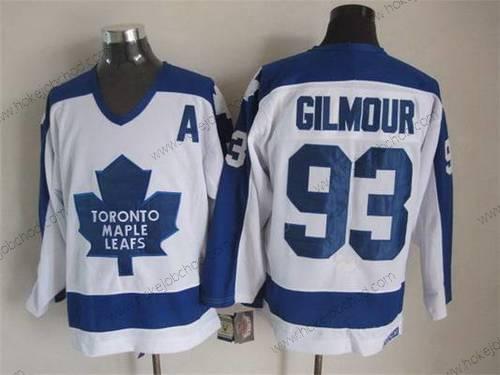 Muž Toronto Maple Leafs #93 Doug Gilmour 1982-83 Bílý CCM Vintage Dres