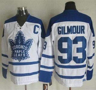 Muž Toronto Maple Leafs #93 Doug Gilmour 1998-99 Bílý CCM Vintage Dres