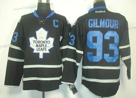 Muž Toronto Maple Leafs #93 Doug Gilmour Černá Ice Dres