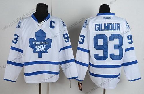 Muž Toronto Maple Leafs #93 Doug Gilmour Retro Bílý Modrý CCM Dres