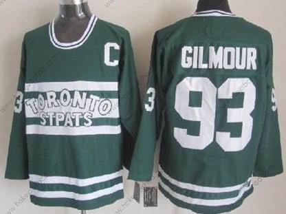 Muž Toronto Maple Leafs #93 Doug Gilmour Zelená Retro CCM Dres