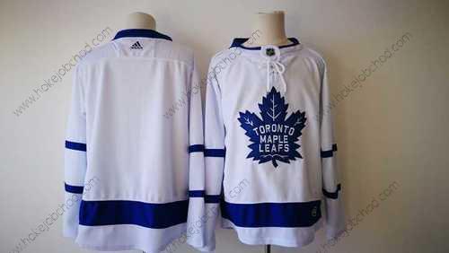 Muž Toronto Maple Leafs Prázdný Bílý 2017-2018 Hokejový Sešitý NHL Dres