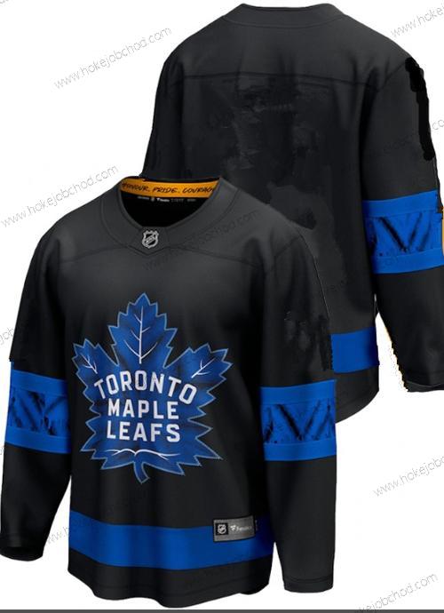 Muž Toronto Maple Leafs Prázdný Černá X Drew House Inside Out Sešitý Dres