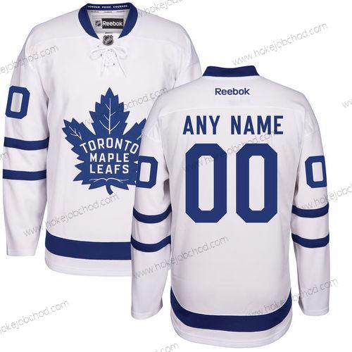 Muž Toronto Maple Leafs Přizpůsobené Bílý Venkovní Sešitý NHL 2016-17 Reebok Hokejový Dres