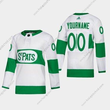 Muž Toronto Maple Leafs Přizpůsobené Toronto St. Pats Road Autentické Hráč Bílý Dres