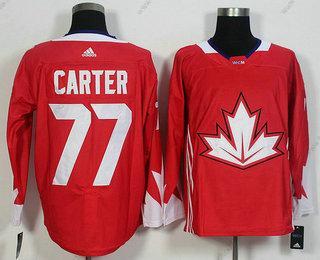 Muž Tým Kanady #77 Jeff Carter Červené 2016 World Cup Of Hokejový Game Dres