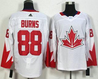 Muž Tým Kanady #88 Brent Burns Bílý 2016 World Cup Of Hokejový Game Dres