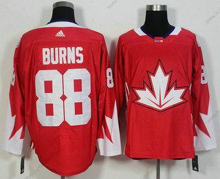 Muž Tým Kanady #88 Brent Burns Červené 2016 World Cup Of Hokejový Game Dres