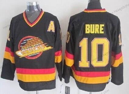 Muž Vancouver Canucks #10 Pavel Bure Černá Retro CCM Dres