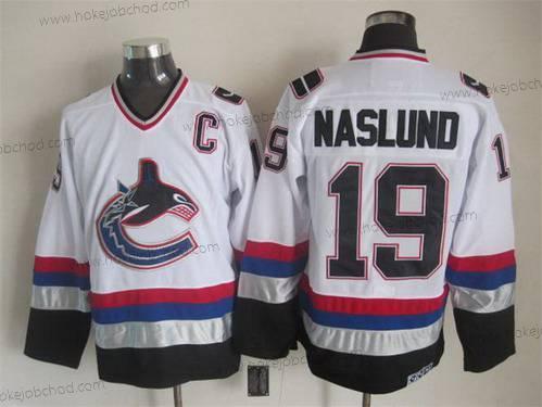 Muž Vancouver Canucks #19 Markus Naslund 1997-98 Bílý CCM Vintage Dres