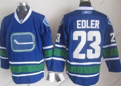 Muž Vancouver Canucks #23 Alexander Edler Modrý Alternativní Dres