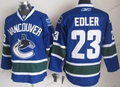 Muž Vancouver Canucks #23 Alexander Edler Modrý Dres