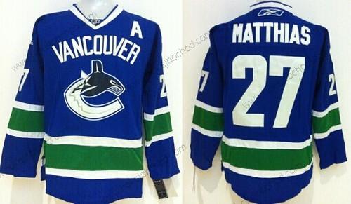 Muž Vancouver Canucks #27 Shawn Matthias Modrý Dres