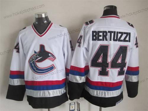 Muž Vancouver Canucks #44 Todd Bertuzzi 1997-98 Bílý CCM Vintage Dres