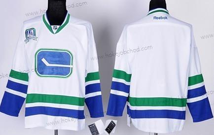 Muž Vancouver Canucks Prázdný Bílý Alternativní Dres