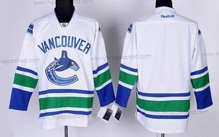 Muž Vancouver Canucks Prázdný Bílý Dres