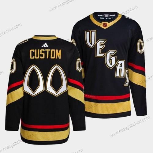 Muž Vegas Golden Knights Přizpůsobené Active Hráč 2022 Černá Obrácený Retro 2.0 Sešitý Dres