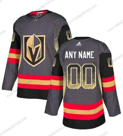 Muž Vegas Golden Knights Přizpůsobené Šedá Dres