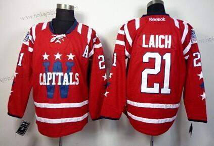 Muž Washington Capitals #21 Brooks Laich 2015 Zimní Klasický Červené Dres